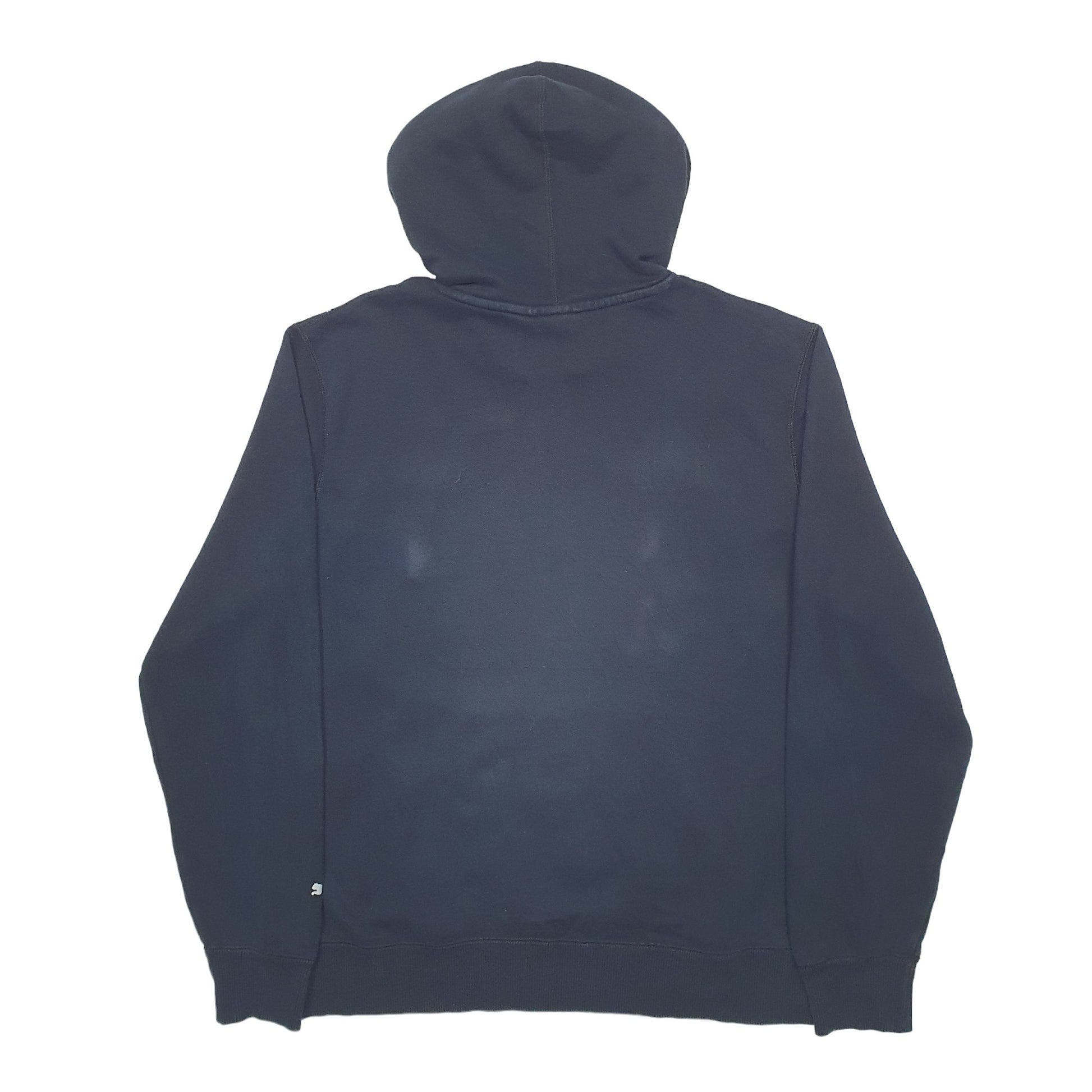 Mens Black Puma Spellout Hoodie Jumper