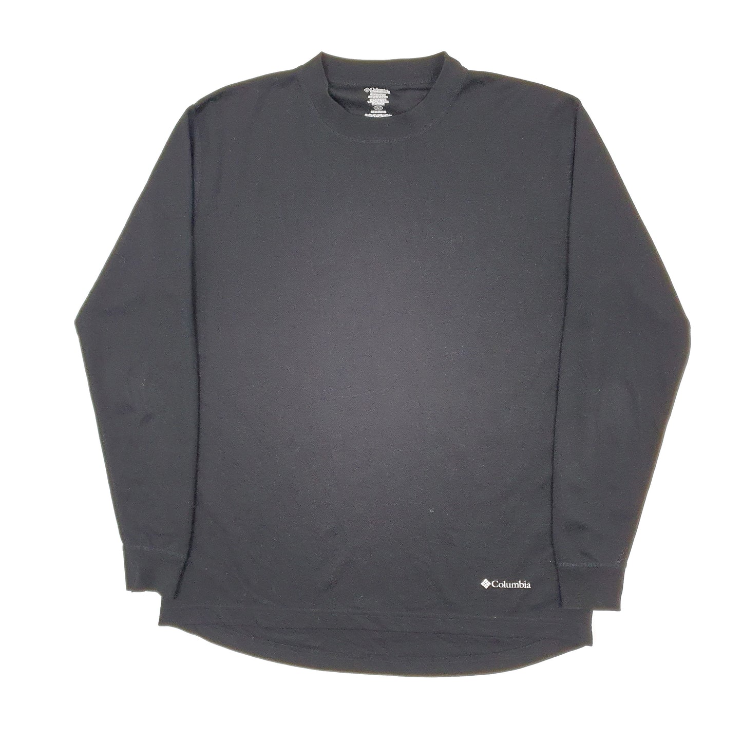 Mens Black Columbia Sportswear Baselayer Long Sleeve T Shirt