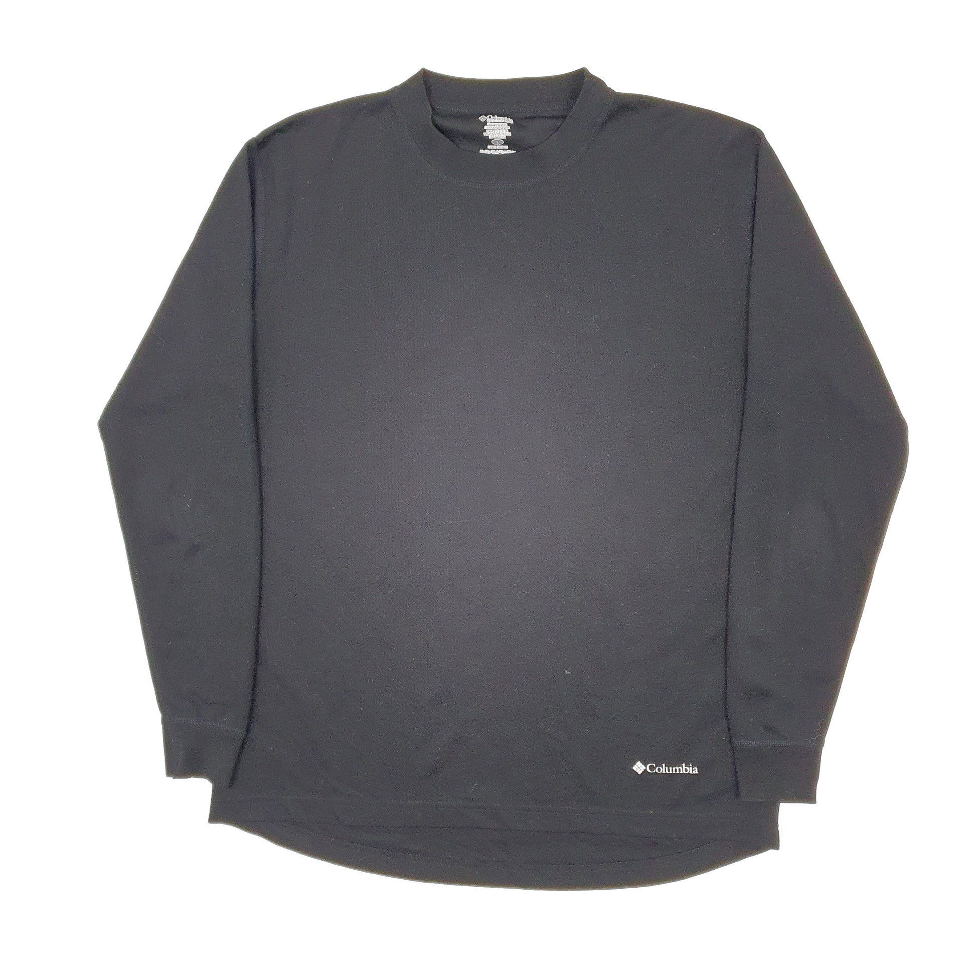 Mens Black Columbia Sportswear Baselayer Long Sleeve T Shirt
