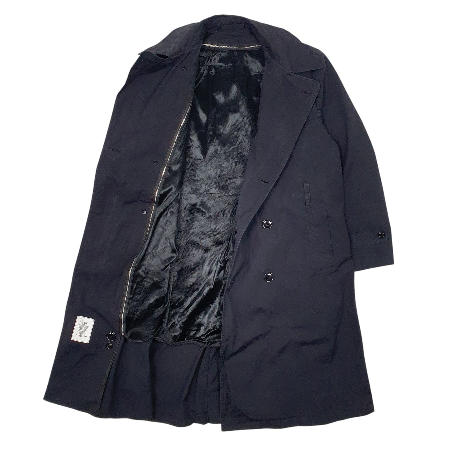 Mens Black American Apparel Military  Coat