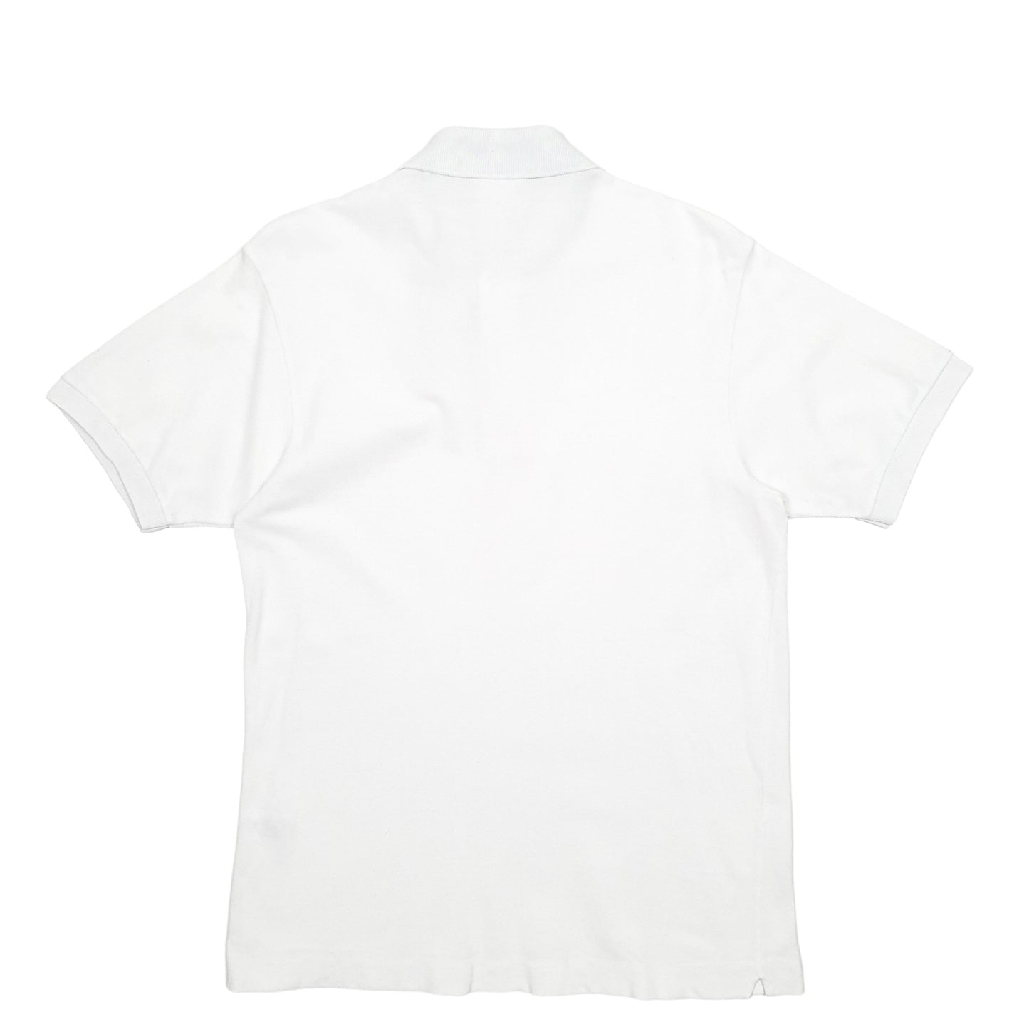 Mens White Lacoste  Short Sleeve Polo Shirt