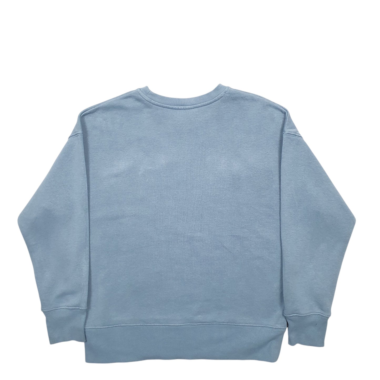 Womens Blue Fila Spellout Crewneck Jumper