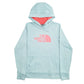 Womens Blue The North Face Spellout Hoodie Jumper