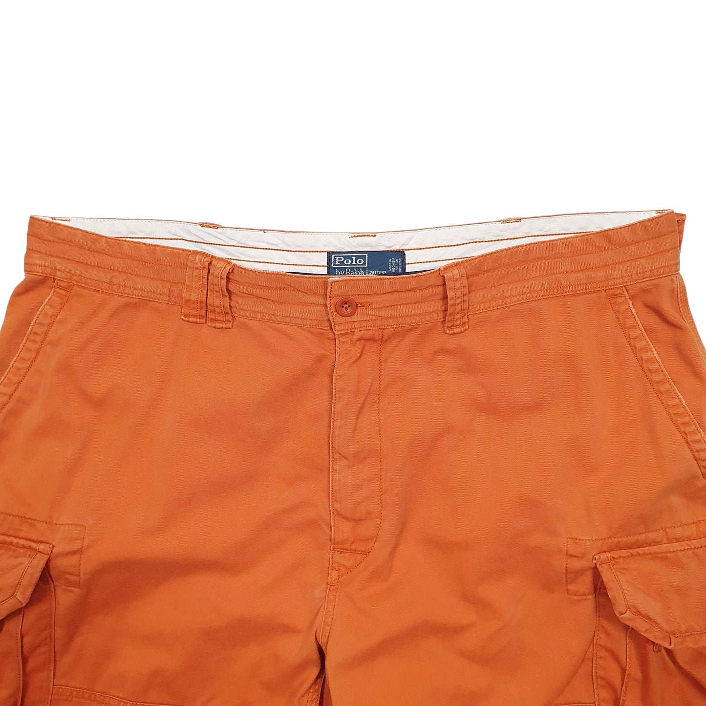 Mens Orange Polo Ralph Lauren  Cargo Shorts