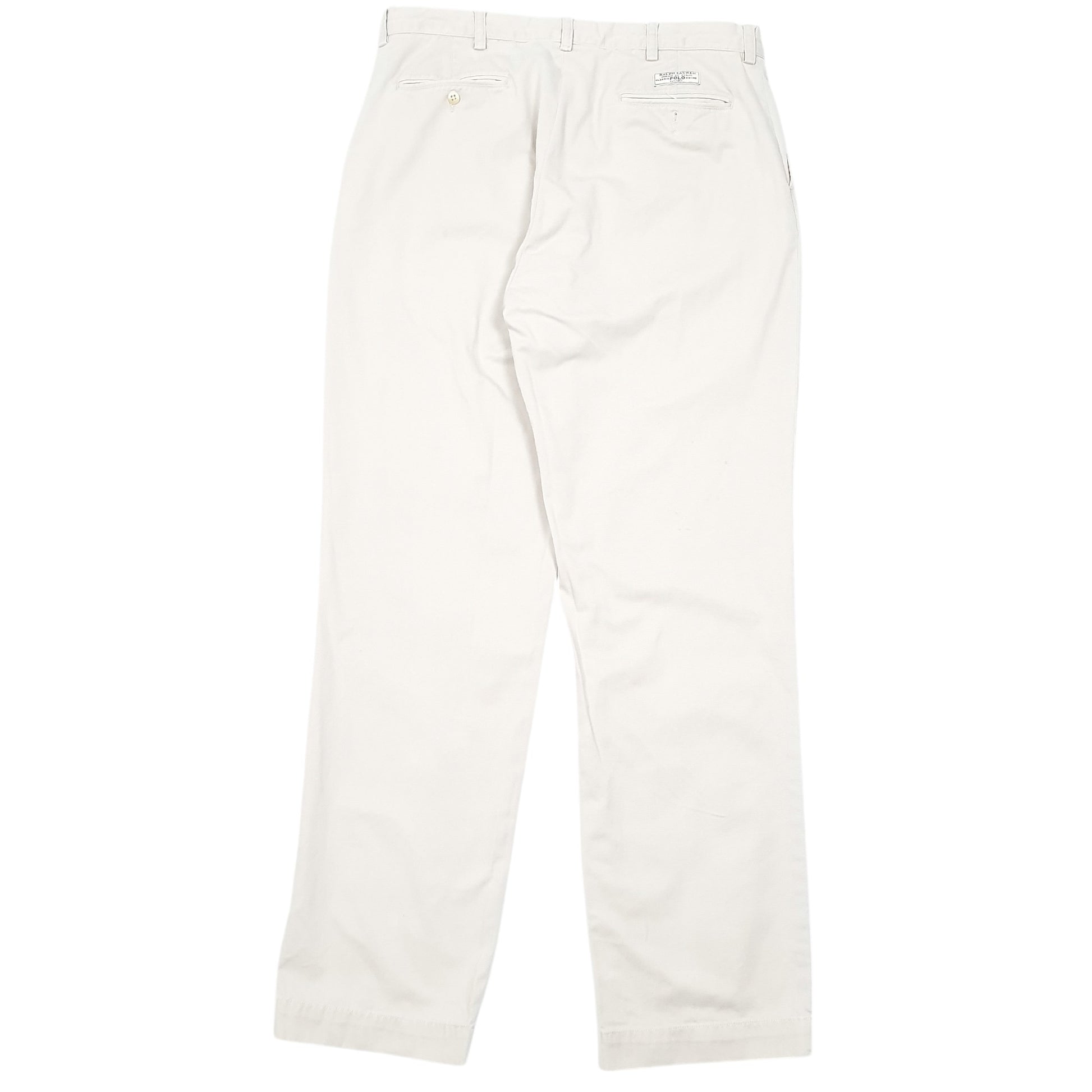 Mens Beige Polo Ralph Lauren Prospect Pant Vintage Chino Trousers