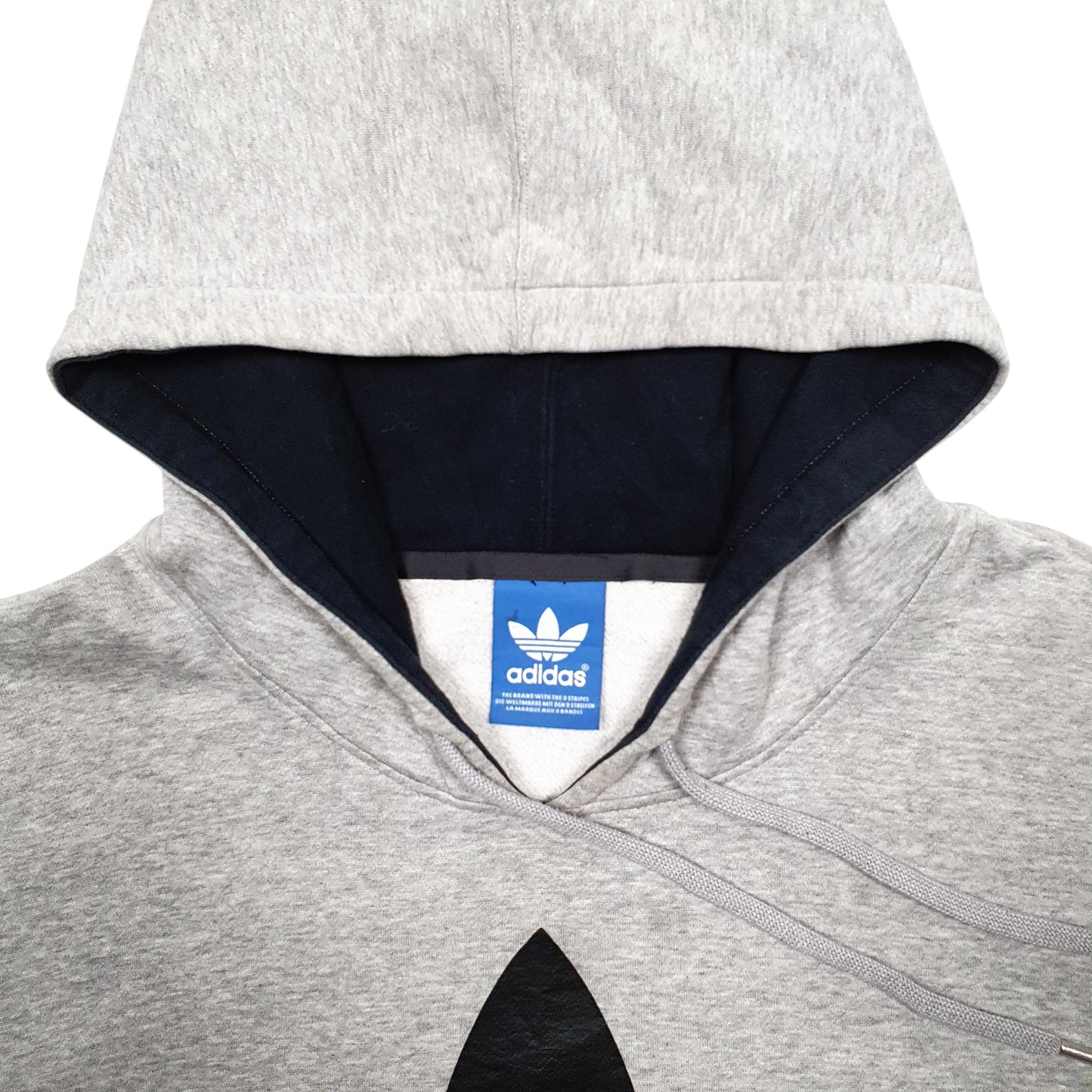 Mens Grey Adidas  Hoodie Jumper