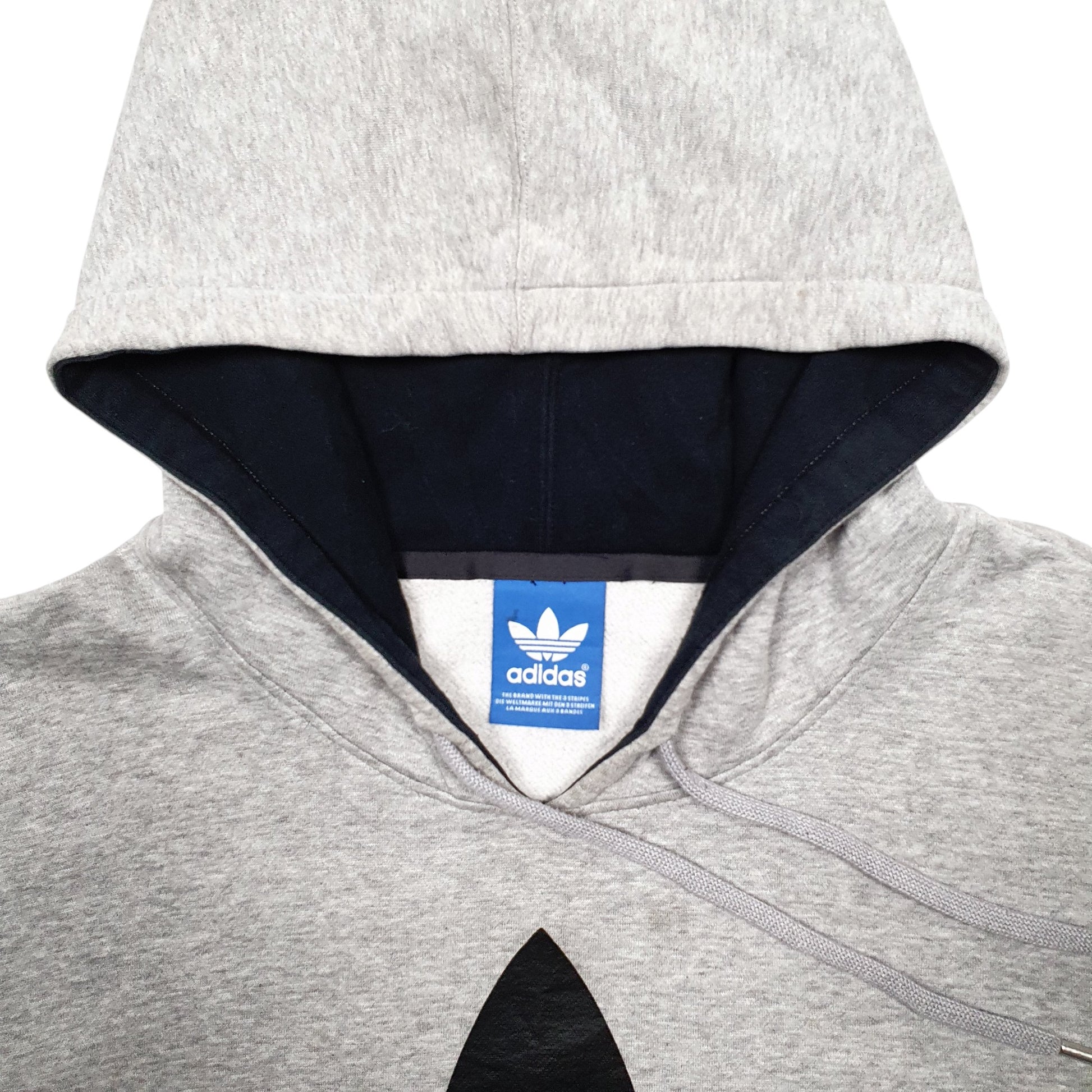 Mens Grey Adidas  Hoodie Jumper