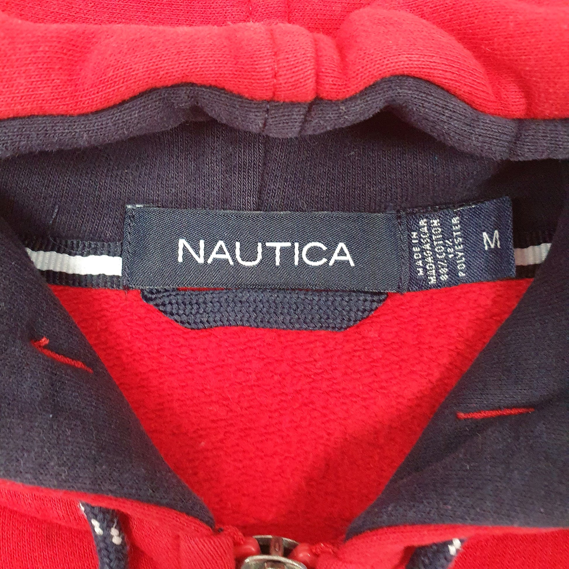 Mens Red Nautica  Hoodie Jumper