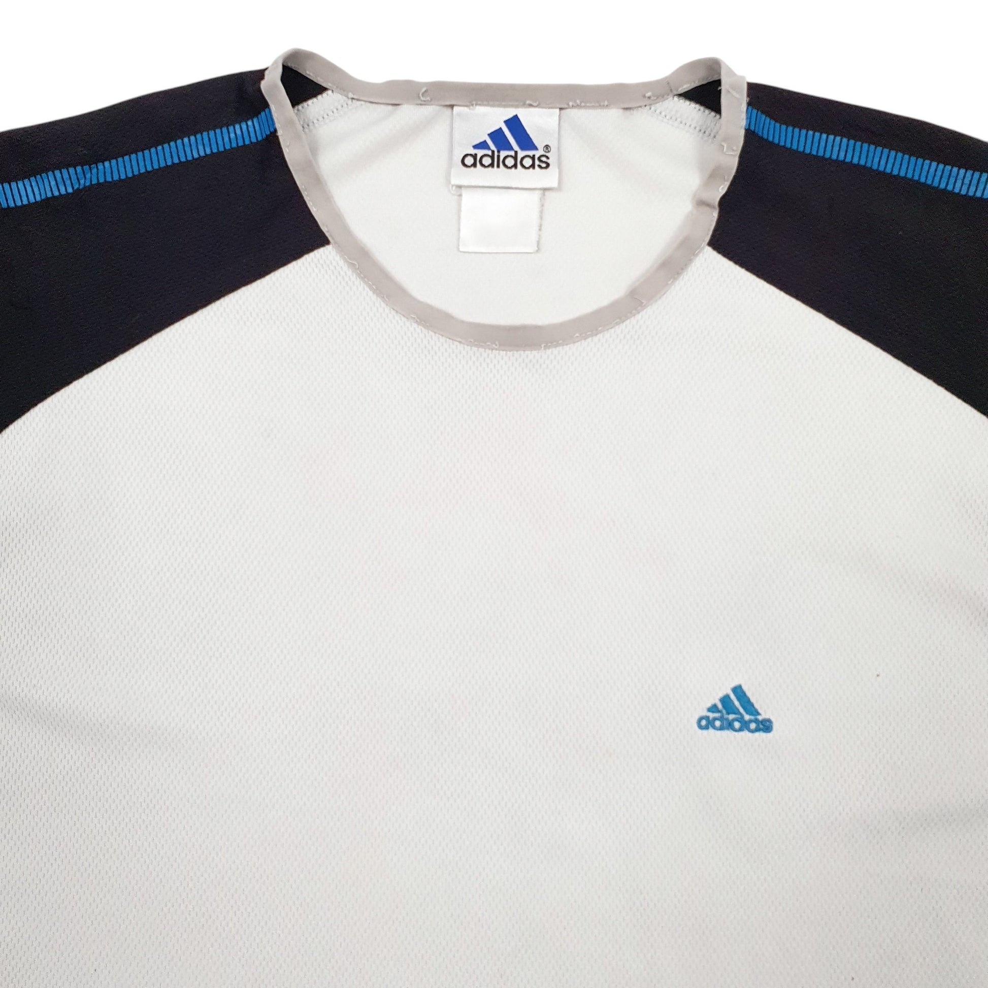 Mens Grey Adidas Vintage Short Sleeve T Shirt