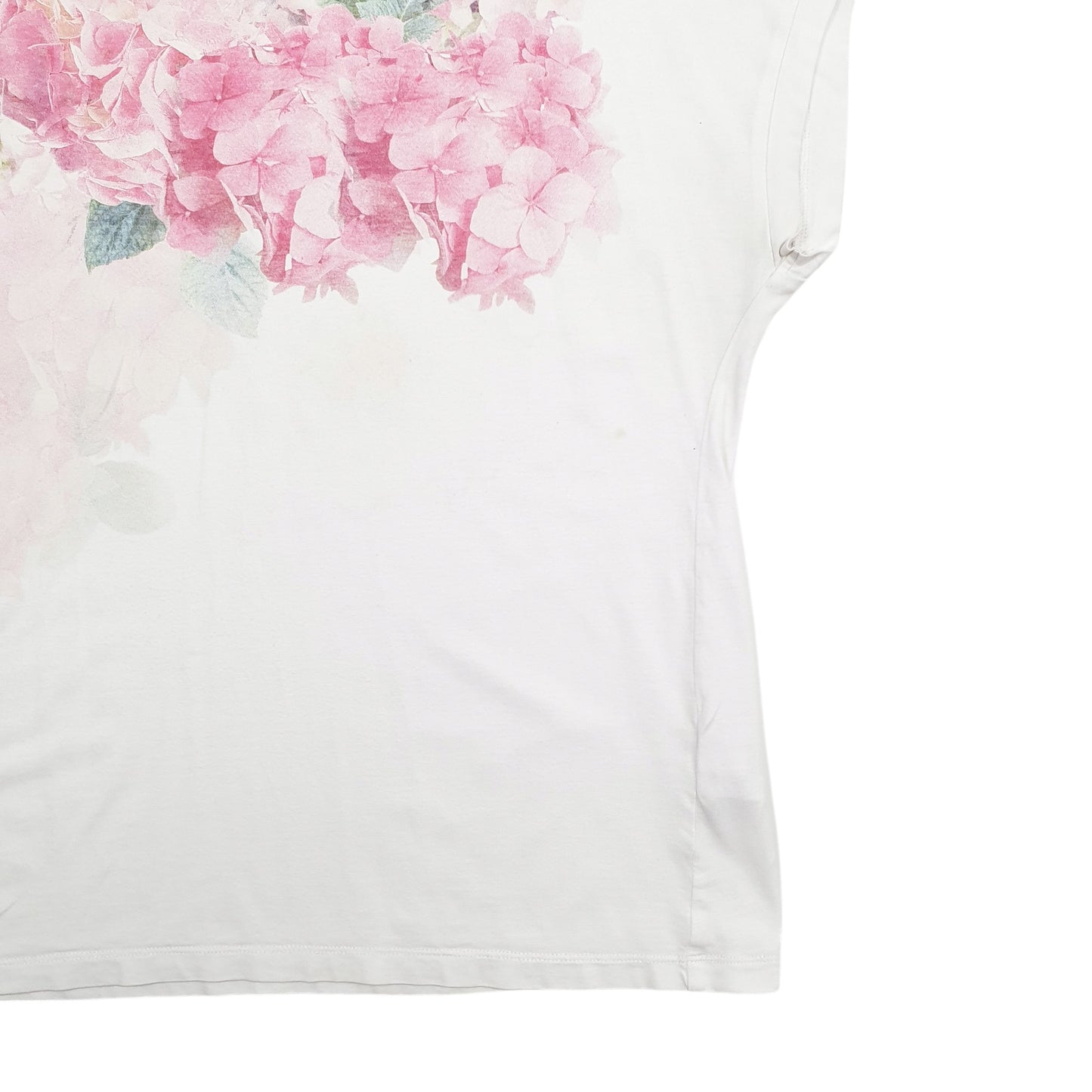 Womens White Tommy Hilfiger Floral Short Sleeve T Shirt