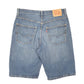 Mens Blue Levis Denim Jeans Jorts 569 Relaxed Baggy Denim Shorts