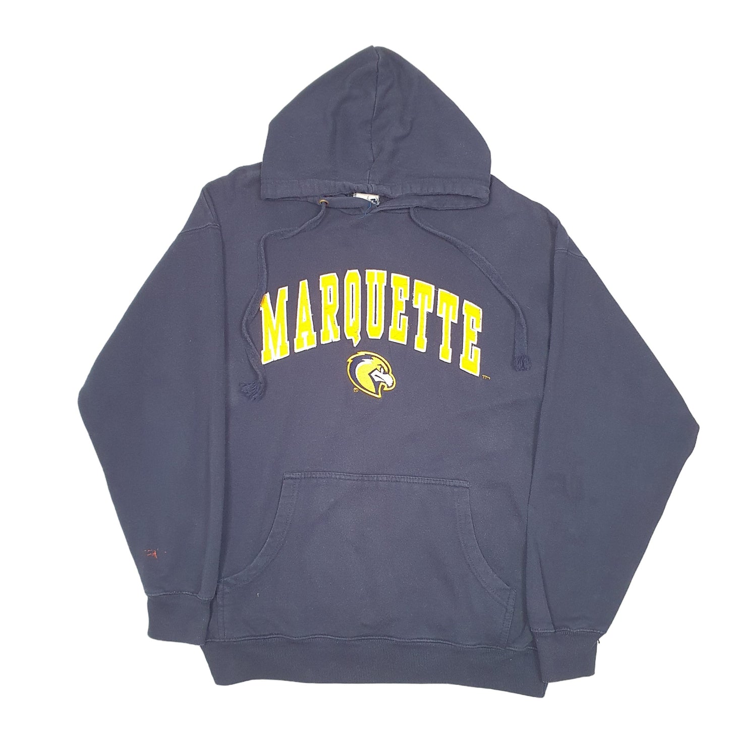 Mens Black Old Varsity Brand Marquette Golden Eagles USA Basketball College Hoodie Jumper