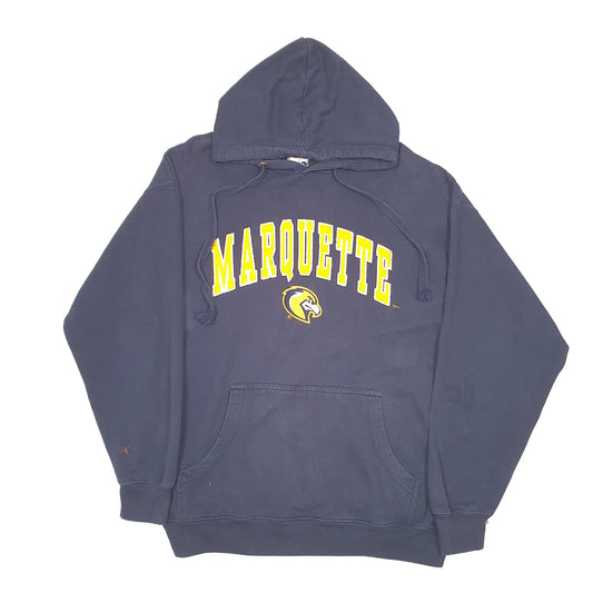 Mens Black Old Varsity Brand Marquette Golden Eagles USA Basketball College Hoodie Jumper