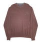 Mens Brown Tommy Hilfiger Knit Crewneck Jumper