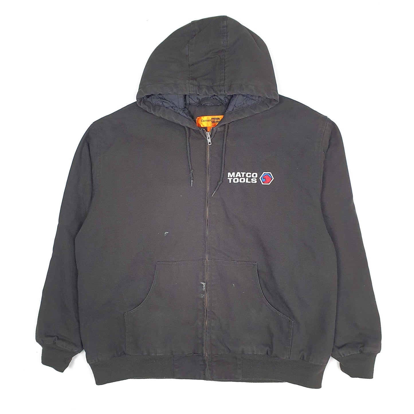 Mens Black Cornerstone Active Chore Matco Tools  Coat