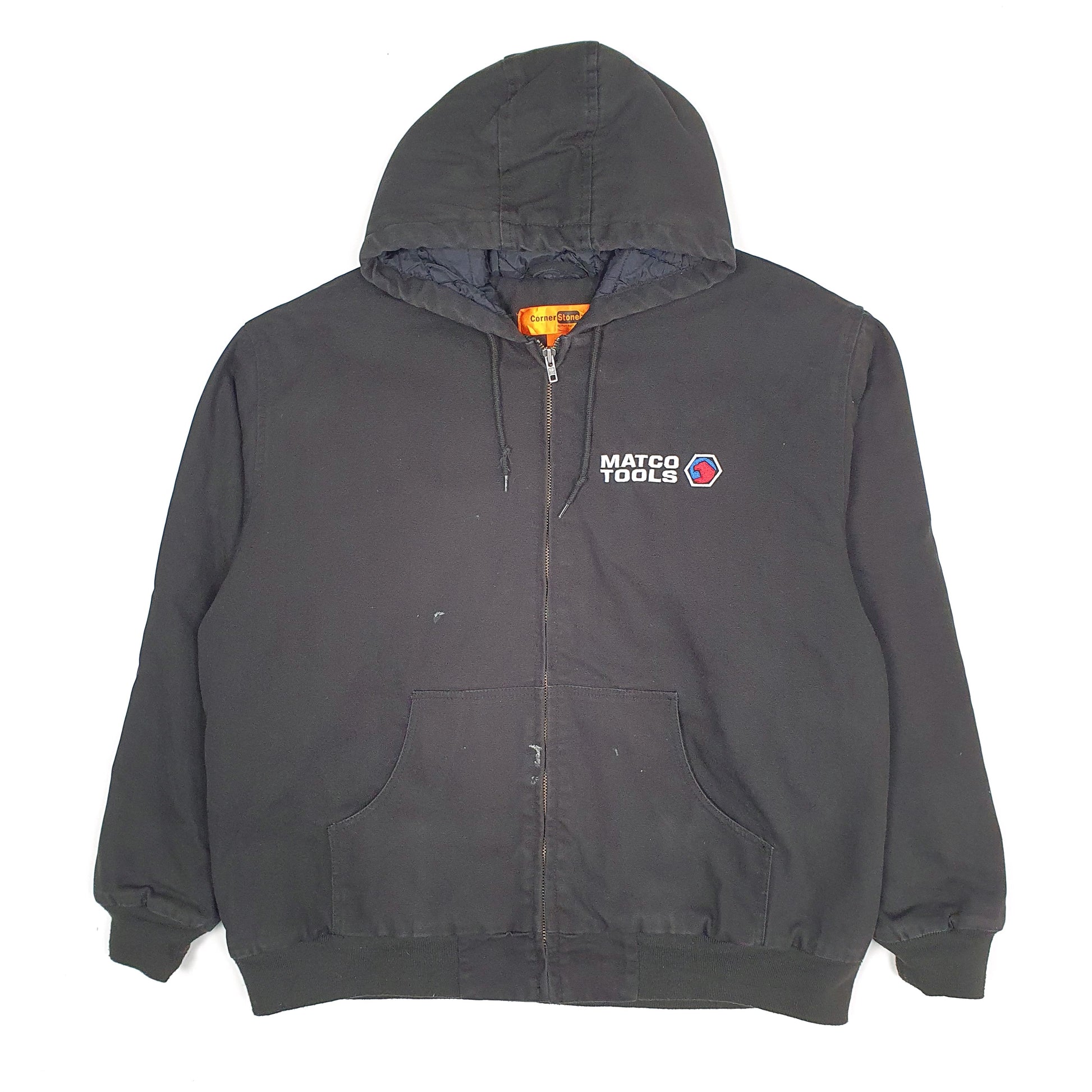 Mens Black Cornerstone Active Chore Matco Tools  Coat