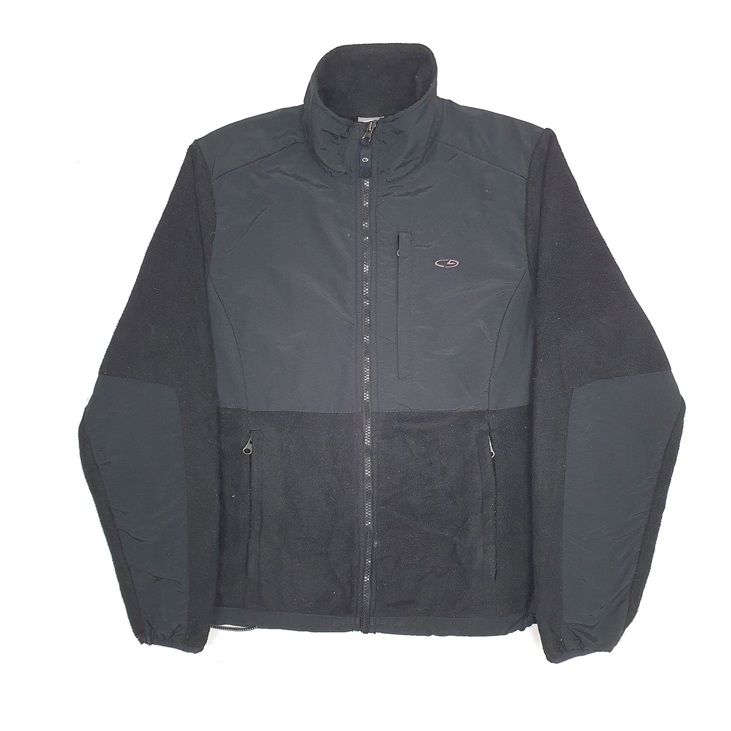 Womens Black Champion  Full Zip Jumper