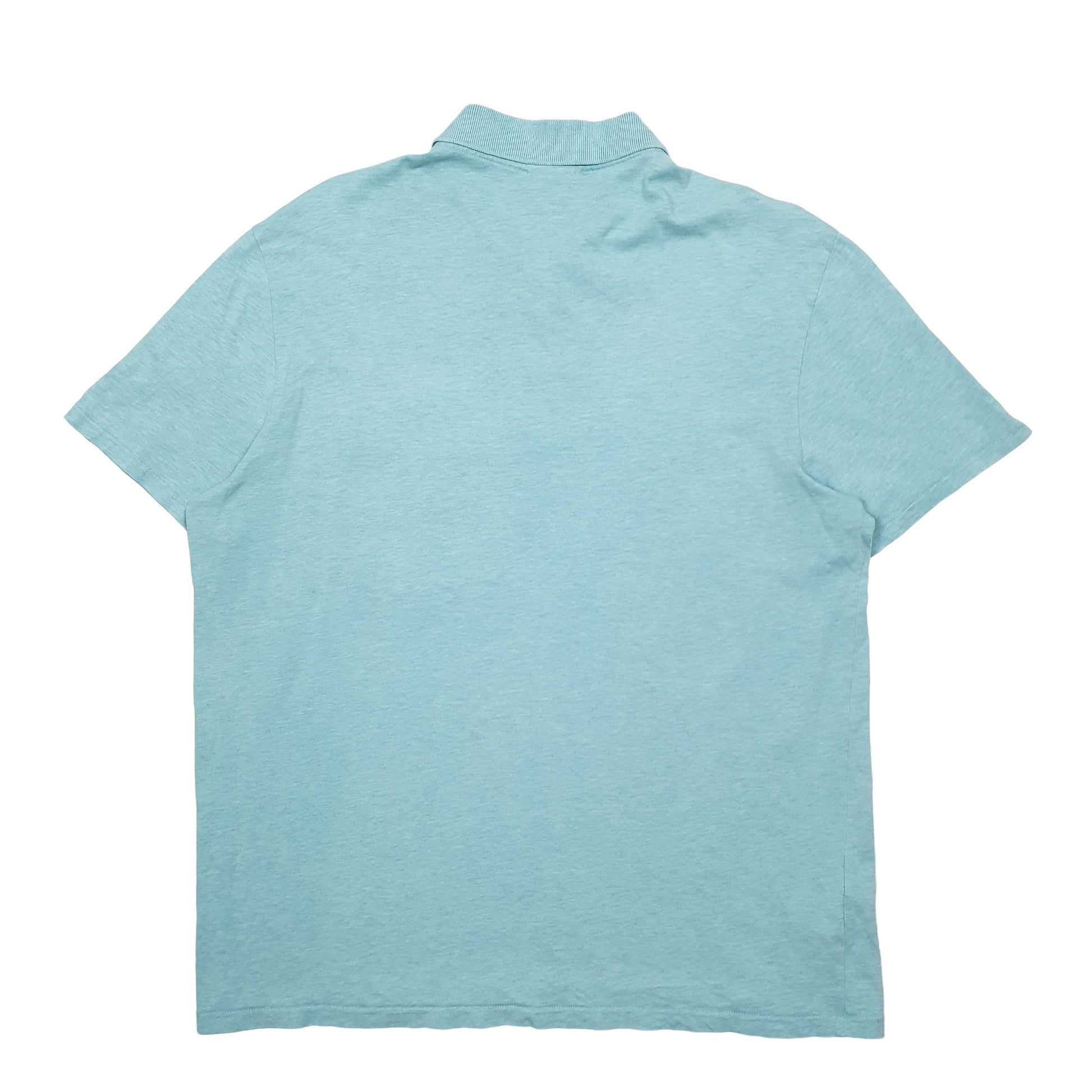 Mens Blue Lacoste  Short Sleeve Polo Shirt