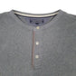 Mens Grey Tommy Hilfiger Button Up Quarter Zip Jumper