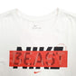 Mens White Nike Spellout Short Sleeve T Shirt