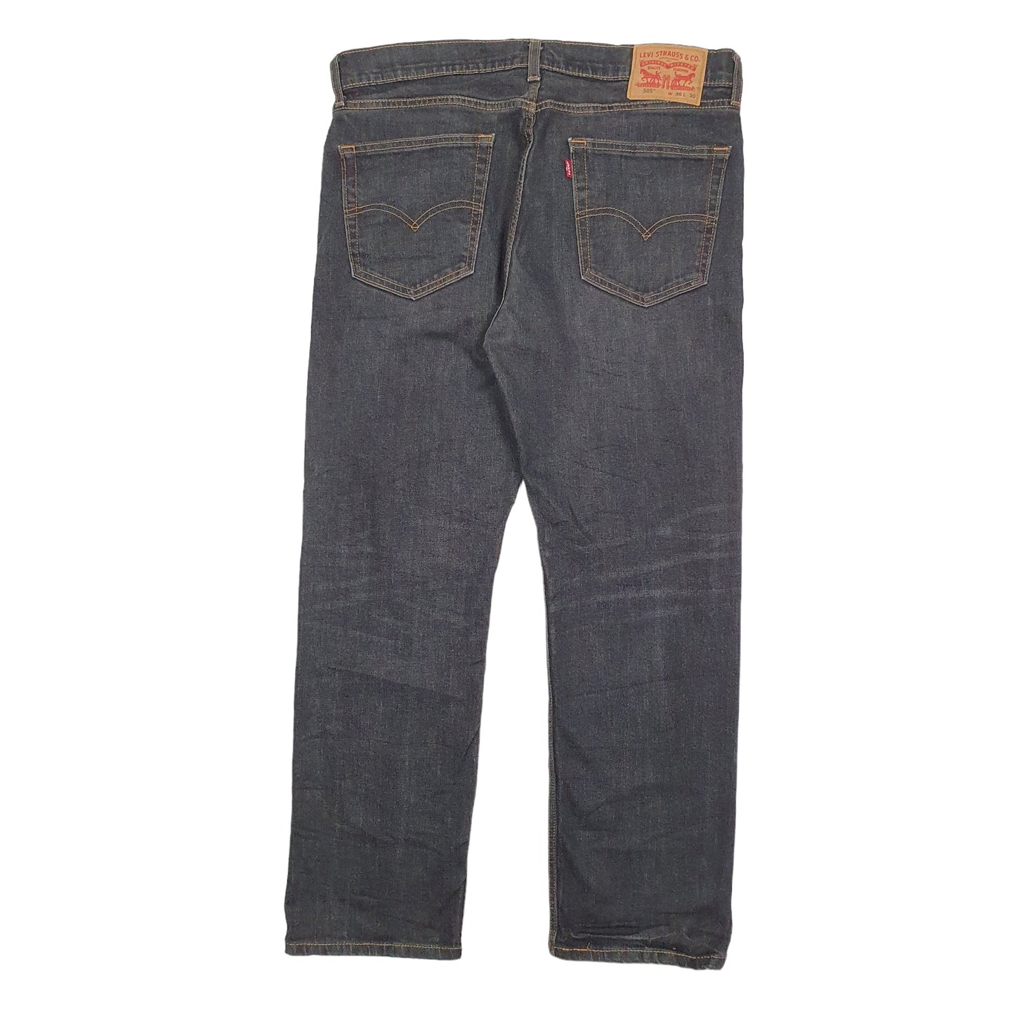 Mens Black Levis  505 JeansW36 L30