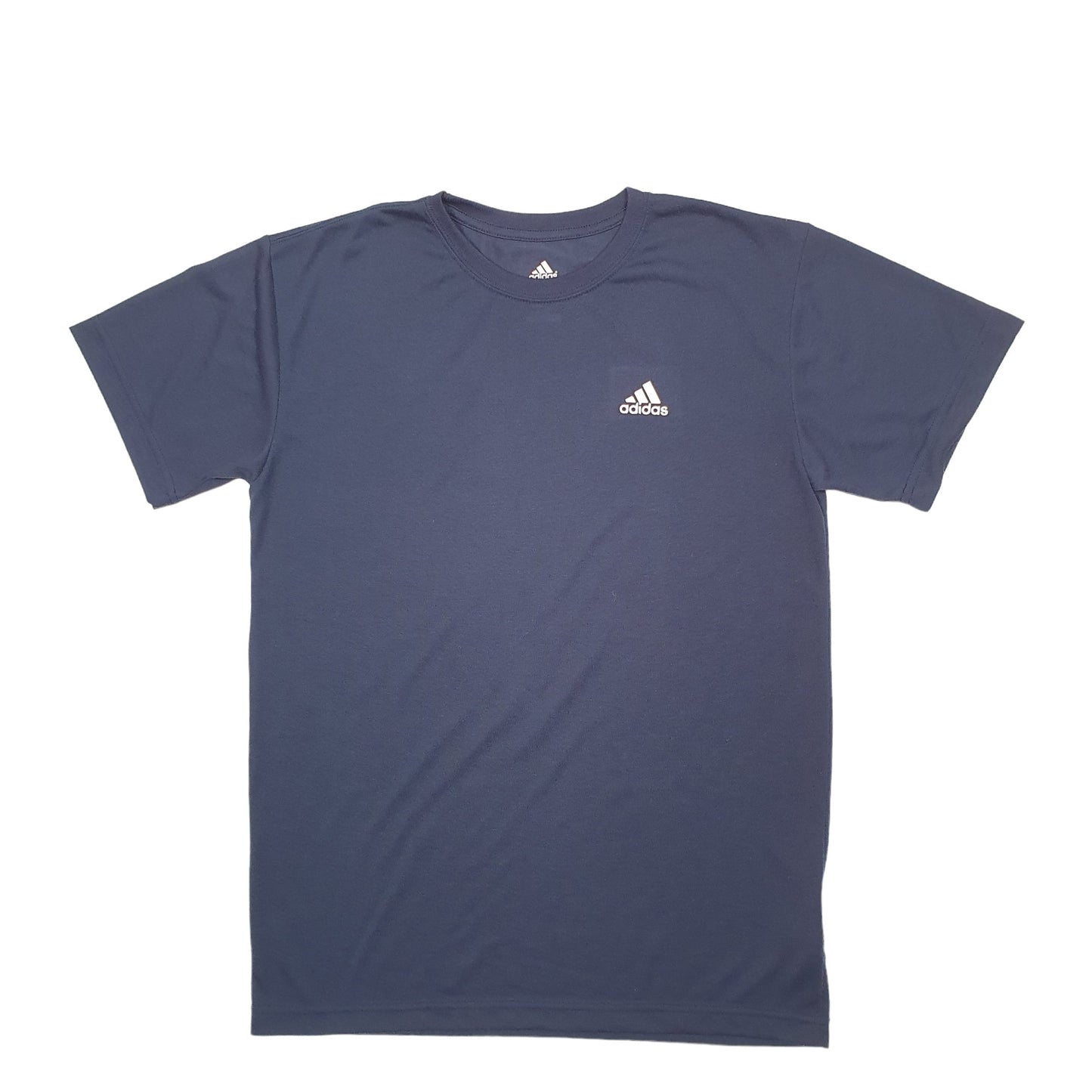 Mens Navy Adidas Climalite Short Sleeve T Shirt