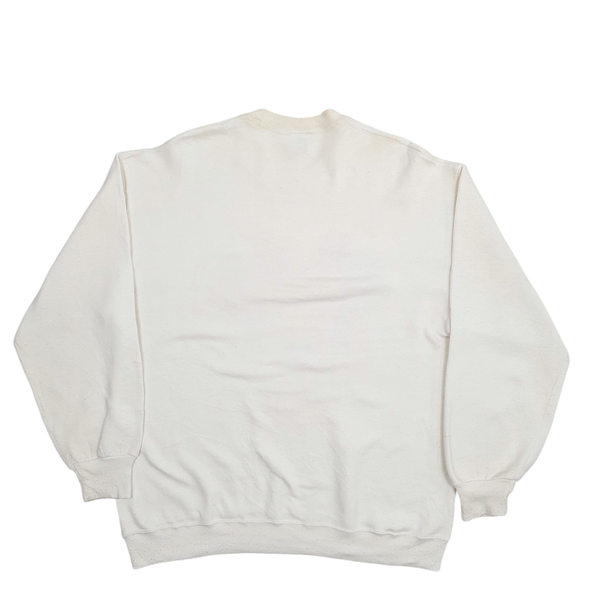 Mens Cream Jerzees Minnie Mouse Vintage 90's Made In USA Crewneck Jumper