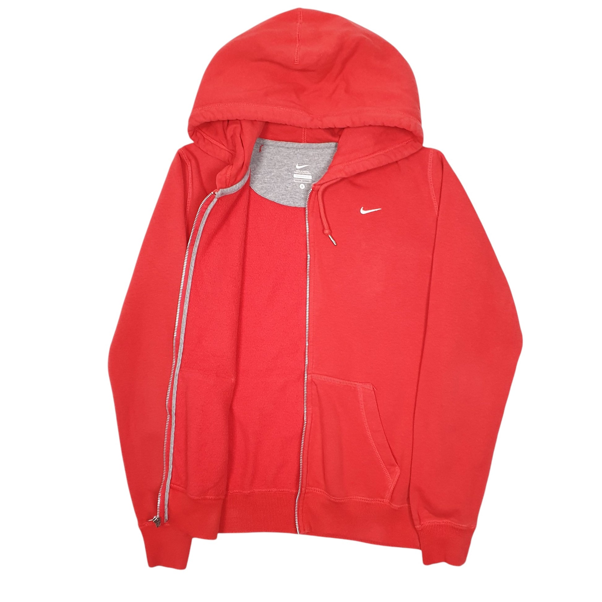 Mens Nike Red Full Zip Hoodie Tech Jumper S – Bundl Clothing