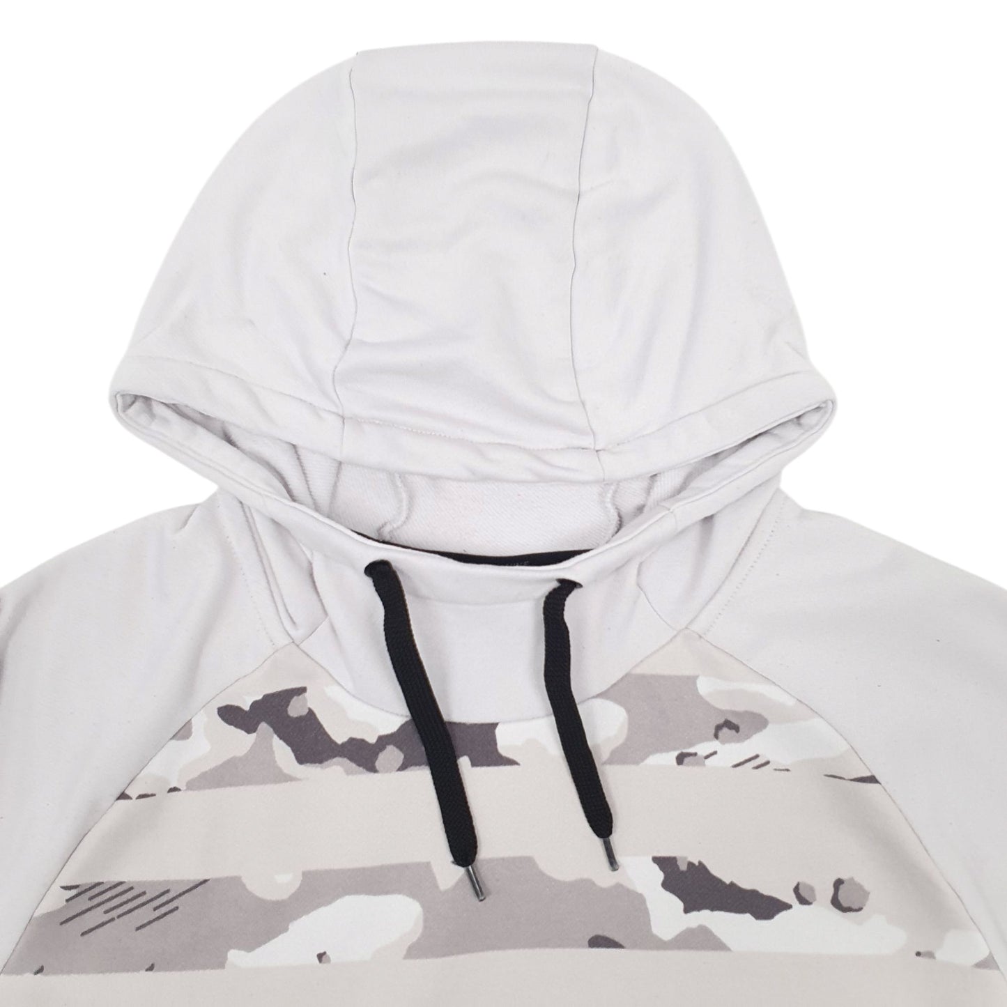 Mens Grey Nike Dri-Fit Active Wear Camo Hoodie Jumper