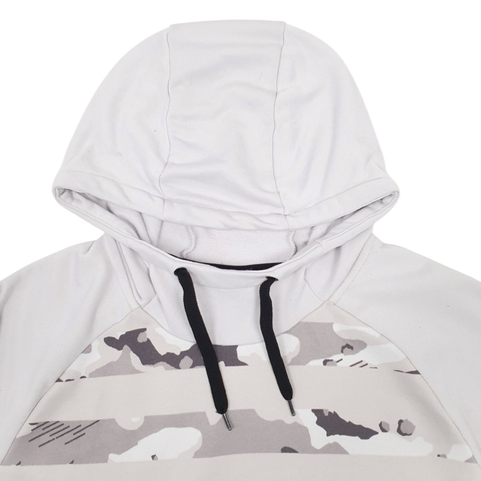 Mens Grey Nike Dri-Fit Active Wear Camo Hoodie Jumper