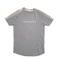 Womens Grey Calvin Klein Spellout Short Sleeve T Shirt