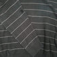 Mens Black Nautica Knit Striped V Neck Jumper