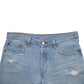 Womens Blue Levis 501 Jorts Denim Shorts