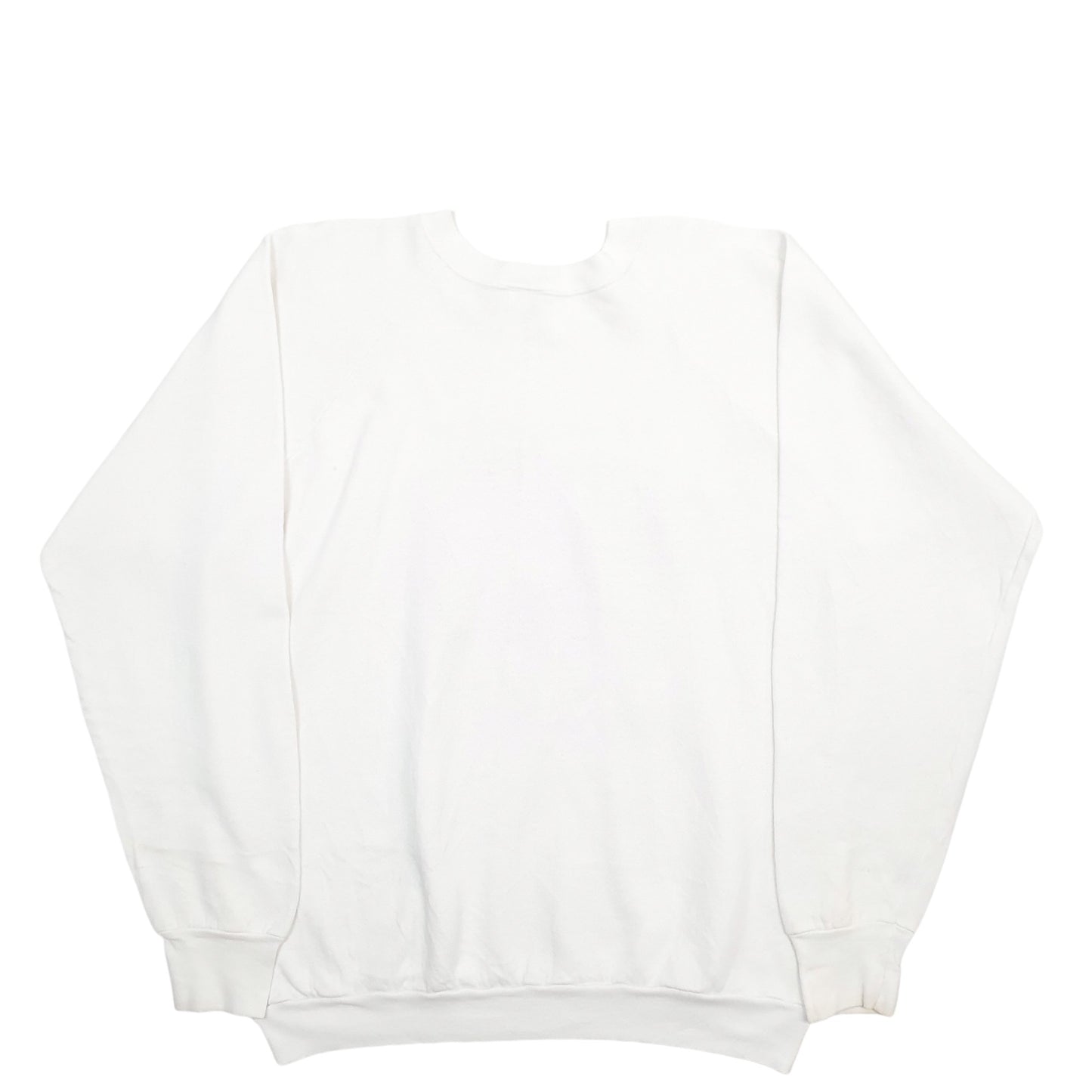 Mens White Fruit Of The Loom Rose Bowl Football Iowa 90's Vintage Made In USA Crewneck Jumper