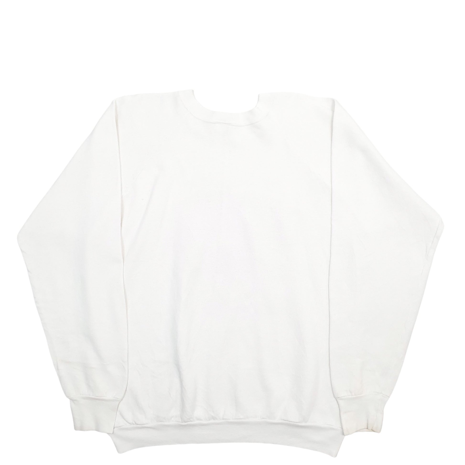 Mens White Fruit Of The Loom Rose Bowl Football Iowa 90's Vintage Made In USA Crewneck Jumper