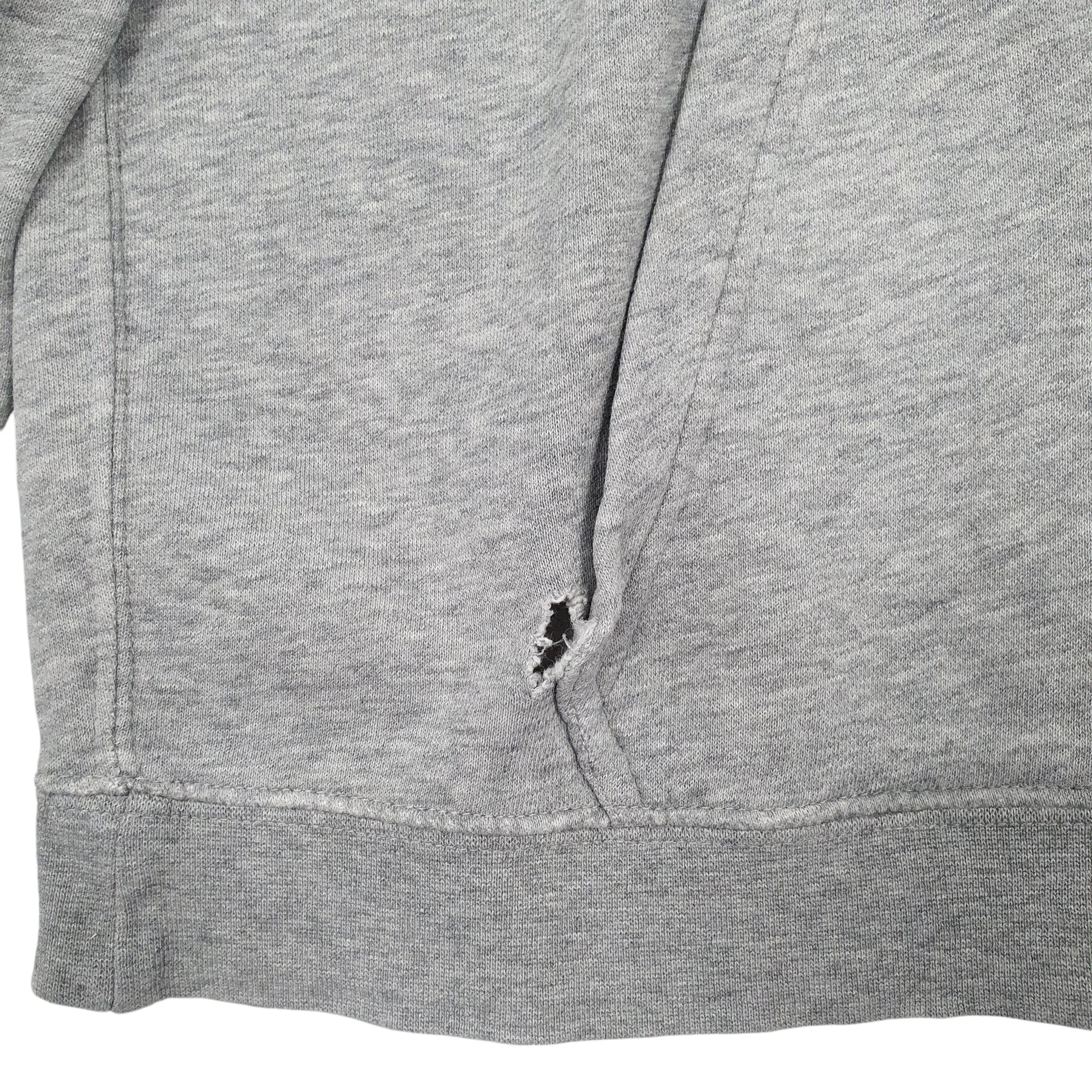Mens Grey Nike Coopersville Soccer Hoodie Jumper
