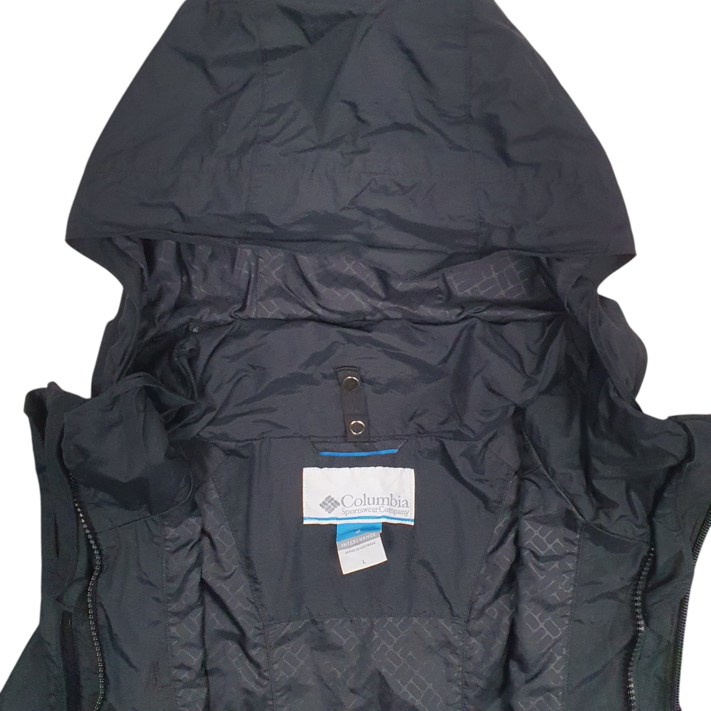 Mens Black Columbia   Coat