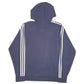 Mens Navy Adidas Spellout Hoodie Jumper