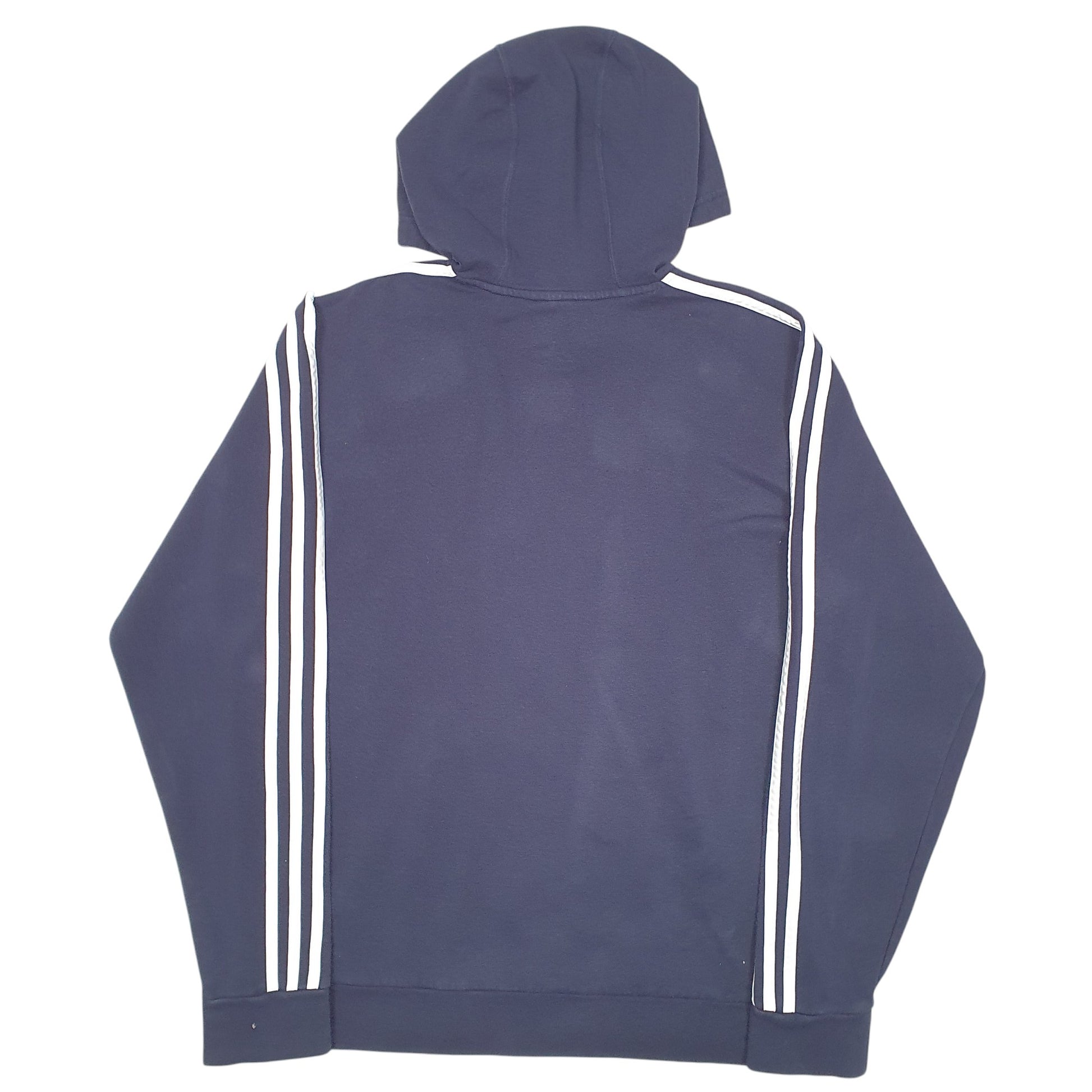Mens Navy Adidas Spellout Hoodie Jumper