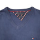 Mens Blue Tommy Hilfiger Knit Crewneck Jumper