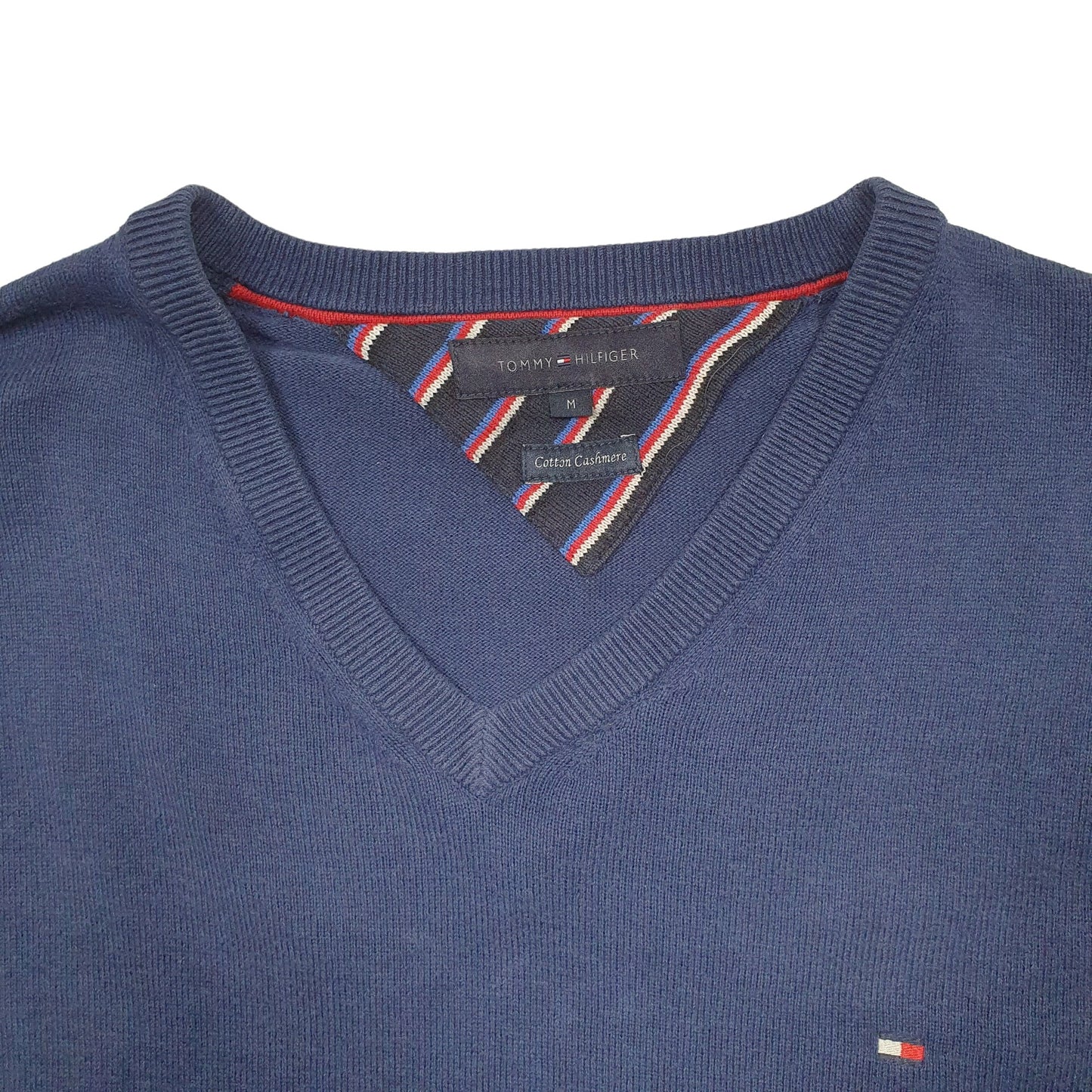 Mens Blue Tommy Hilfiger Knit Crewneck Jumper