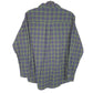 Mens Green Jeans Limited Flannel Overshirt Long Sleeve Shirt