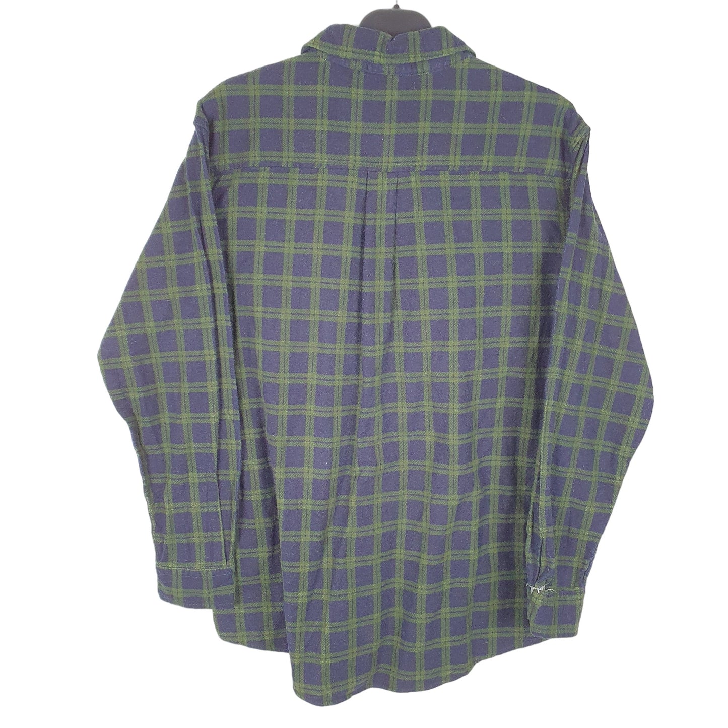 Mens Green Jeans Limited Flannel Overshirt Long Sleeve Shirt