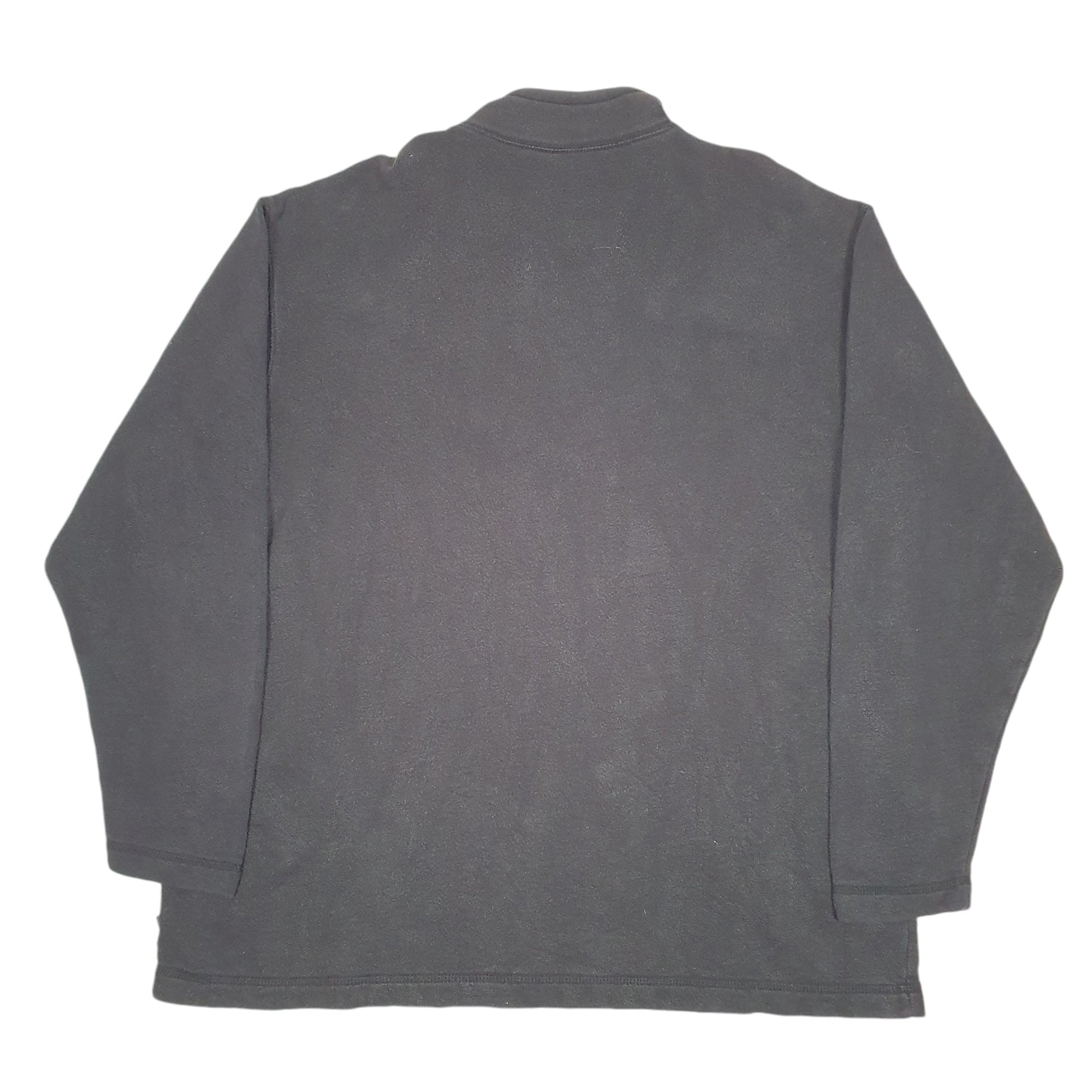 Mens Black Woolrich  Quarter Zip Jumper