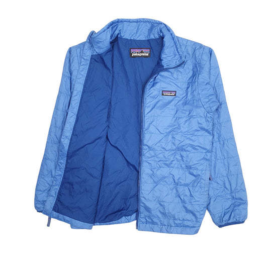 Womens Blue Patagonia Nano Puff  Coat