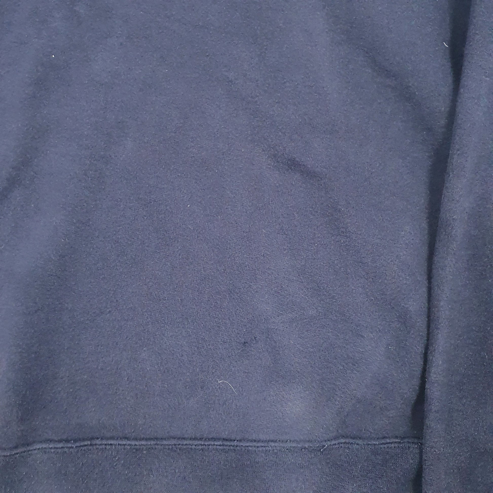 Mens Navy Champion Snag in the thread on the back near Hem. Hoodie Jumper