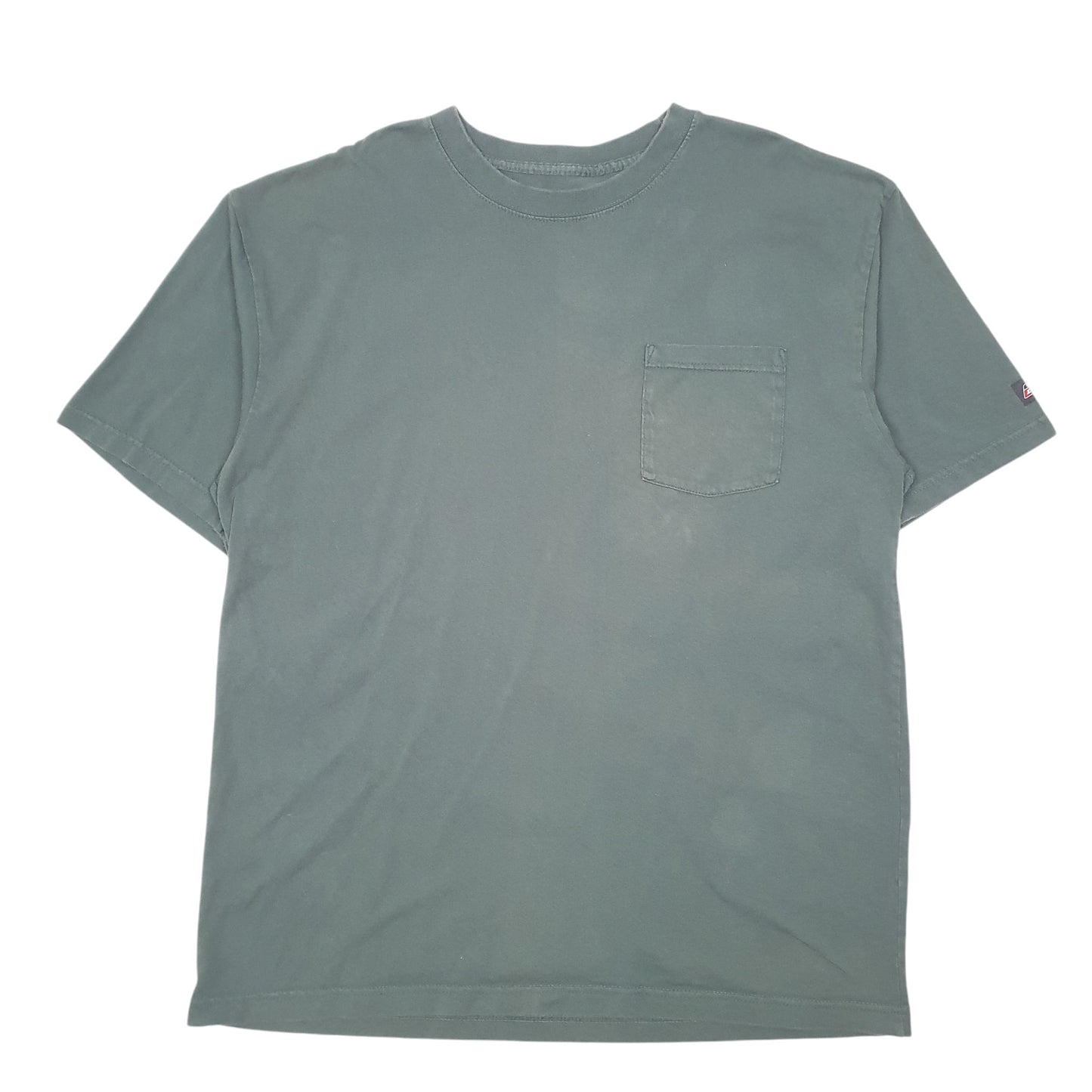 Mens Green Dickies Pocket Workwear Short Sleeve T Shirt