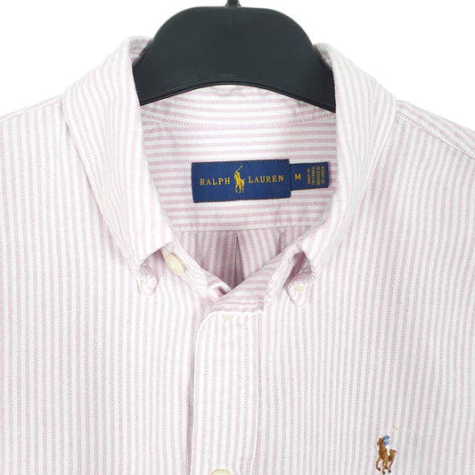 Womens Pink Ralph Lauren Oxford Long Sleeve Shirt