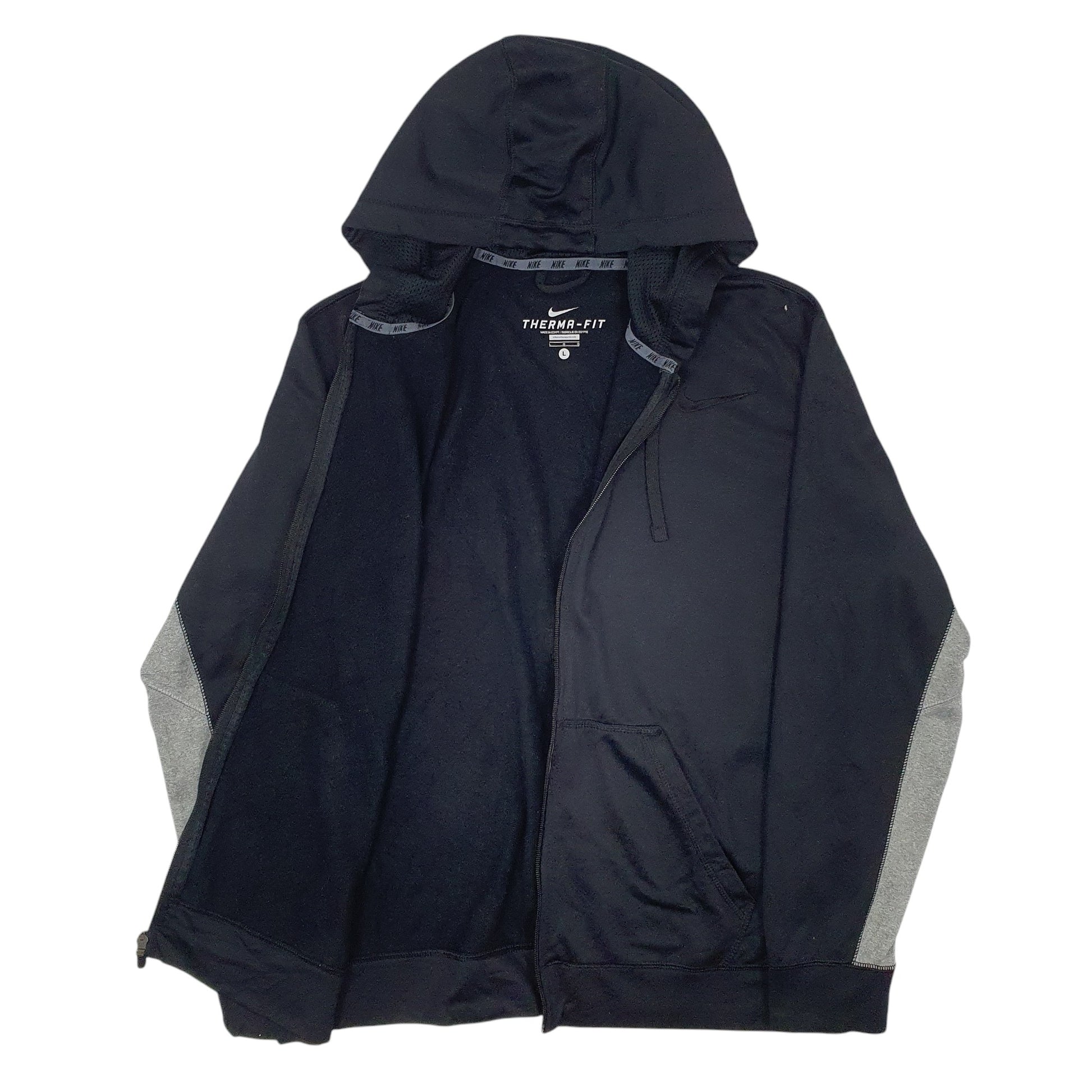 Mens Black Nike Therma-Fit Full Zip Jumper