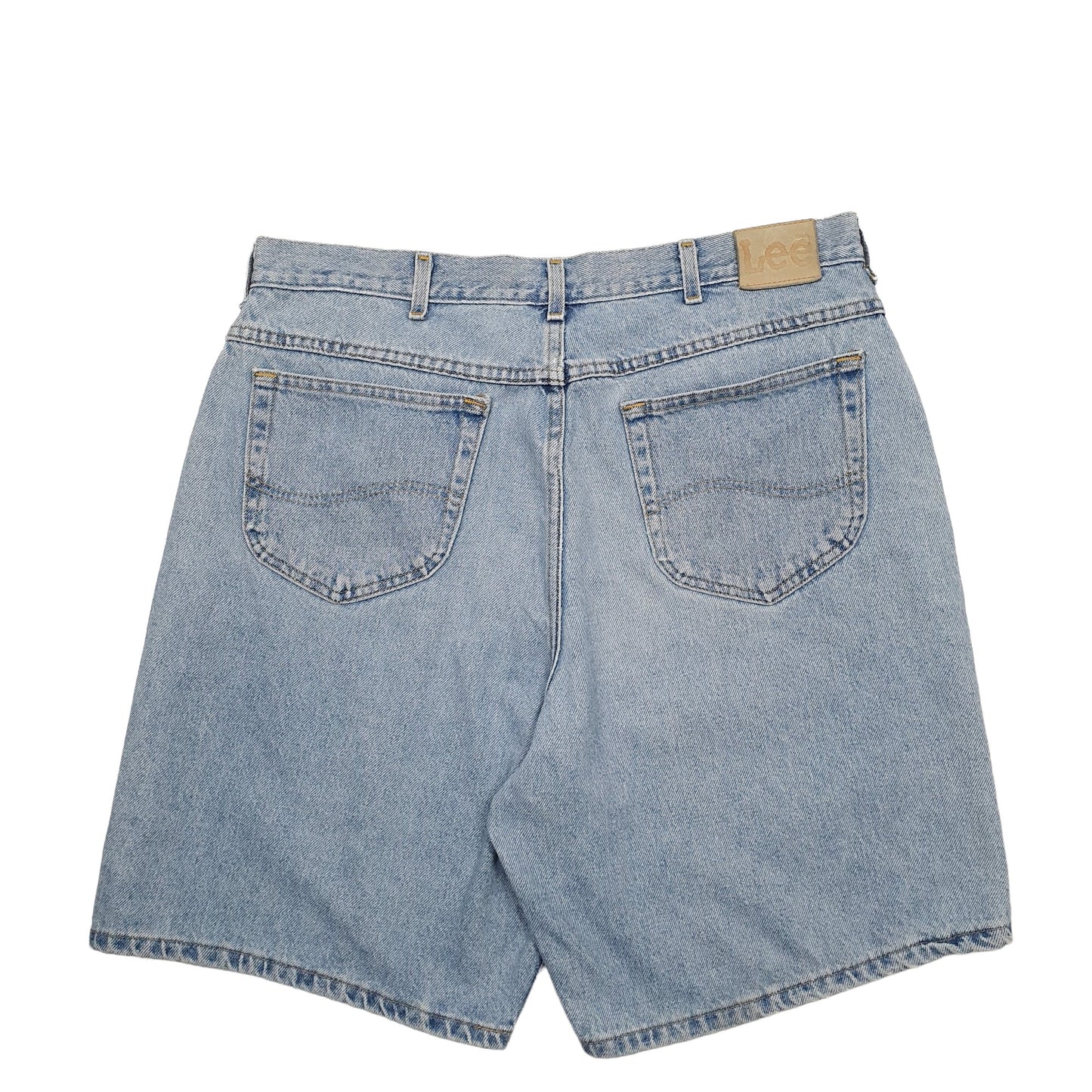 Mens Blue Lee  Denim Shorts